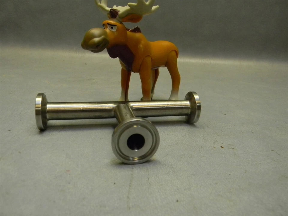 MaxPure TEG76L.5 Abrazadera Sanitaria 1/2" T316L SS Camiseta 1/2" OD Foto 2 de 4