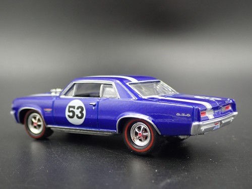 1964 64 PONTIAC Gto Azul Raro 1/64 Escala Coleccionable Maqueta Coche de Modelo - Imagen 5 de 7