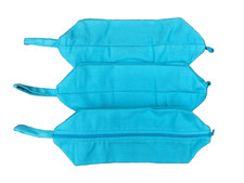 New 3 PCS US Cosmetic Makeup Pencil Pen Zipper Case Storage Pouch Bag Boy Girl 