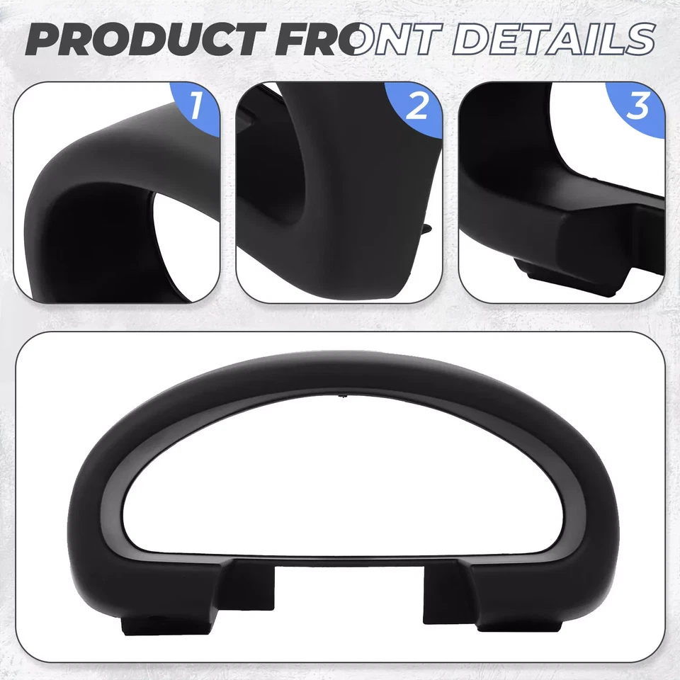 Gauge Hood Cover Instrument Cluster Bezel for Mazda Miata 1990-1993 Foto 4 de 4