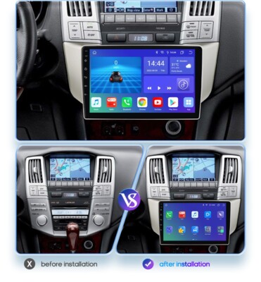 9'' 8+128GB Autoradio GPS BT SWC Für Lexus RX300/330 Toyota Harrier DSP CarPlay