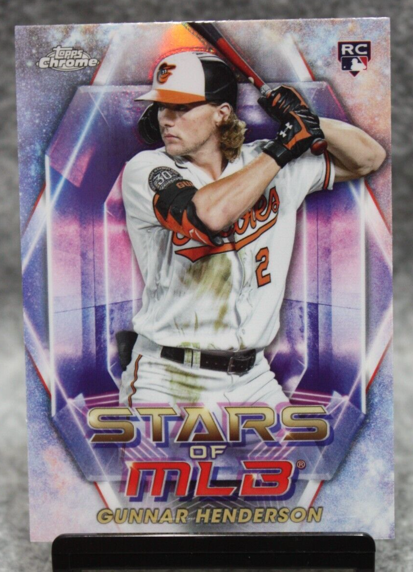 2023 Topps Series 2 Gunnar Henderson Stars Of MLB Chrome Rookie 