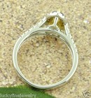 1.22 ct 18k Solid White Gold Ladies AAA Pear Natural Tanzanite &  Diamond Ring — photo 5