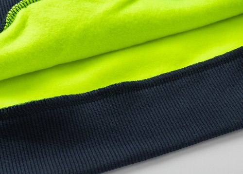 Breathable Arm Zip Pocket High-Vis Hoodie Jumper With Kangaroo Pocket With Zip - Picture 23 of 26