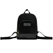 Marc Jacobs Backpack ec-22323 Black M0016389 Good Condition Nylon Leather Used