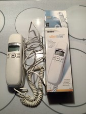 Uniden Slimline z identyfikatorem dzwoniącego #1260 biały, wyświetlacz oczekujący na połączenia, 50 # pamięć