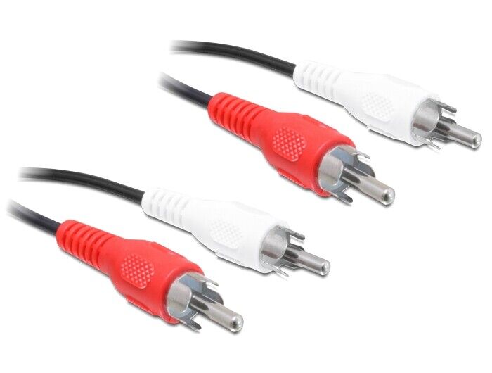 Thumbnail - Stereo Cinch Stecker Auf Stereo Cinch Stecker Aux Audio Rca Kabel Hifi