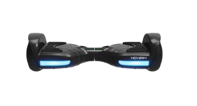 Blast Hoverboard, Black, 160 Lbs., Max Weight, 7 Mph Max Speed, LED Lights