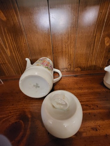 Vintage Bareuther Waldsassen Bavaria Germany-Floral Coffee Set-Preowned - Picture 12 of 19