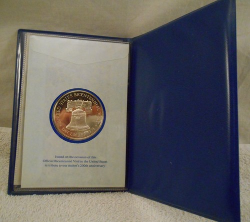 Giulio Andreotti / Prime Minister Italy Official Bicentennial Visit Medal 1976 - Picture 5 of 7