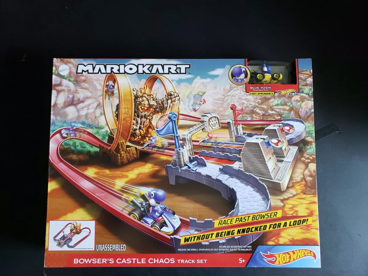 Hot Wheels Mario Kart Bowser's Castle Trackset : Target