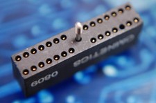 Omnetics 0809 Micro Dual-Row 28-Pin Position Strip Connector w/ Soldercup
