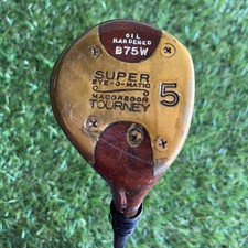 MacGregor Tourney SUPER Eye O Matic B75W Persimmon 5 Wood Vintage Golf 42"