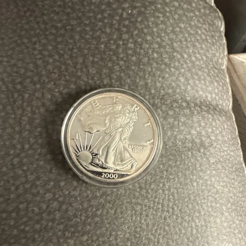 2000 $1 Proof American Silver Eagle 1oz .999 Fine Silver