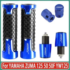 CNC Handle Grips Handle Bar End Cap Tire Valve For YAMAHA ZUMA 125 50 50F YW125