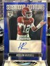 2025 Panini Prizm Black Keelon Russell Blue Prizms Auto Jersey #/49 Alabama TZ