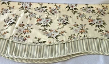 Waverly Garden Room Carolina Gardens Double Layer Scallop Valance 70 x 18