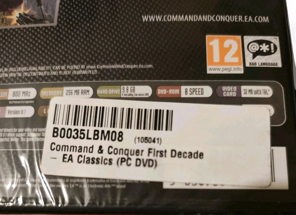 Command & Conquer: The First Decade (PC: Windows, 2006) New and Sealed Rare - Image 3 of 4