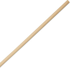 Birch/Poplar Wood Dowels, 3/16 Inch X 18 Inch, Pack of 25, Unfinished Hardwood,