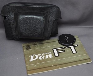 Olympus Pen F / FT Instructions / Camera Case / Lens Cap 2 photos