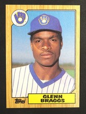 1987 TOPPS GLENN BRAGGS Rookie RC #622