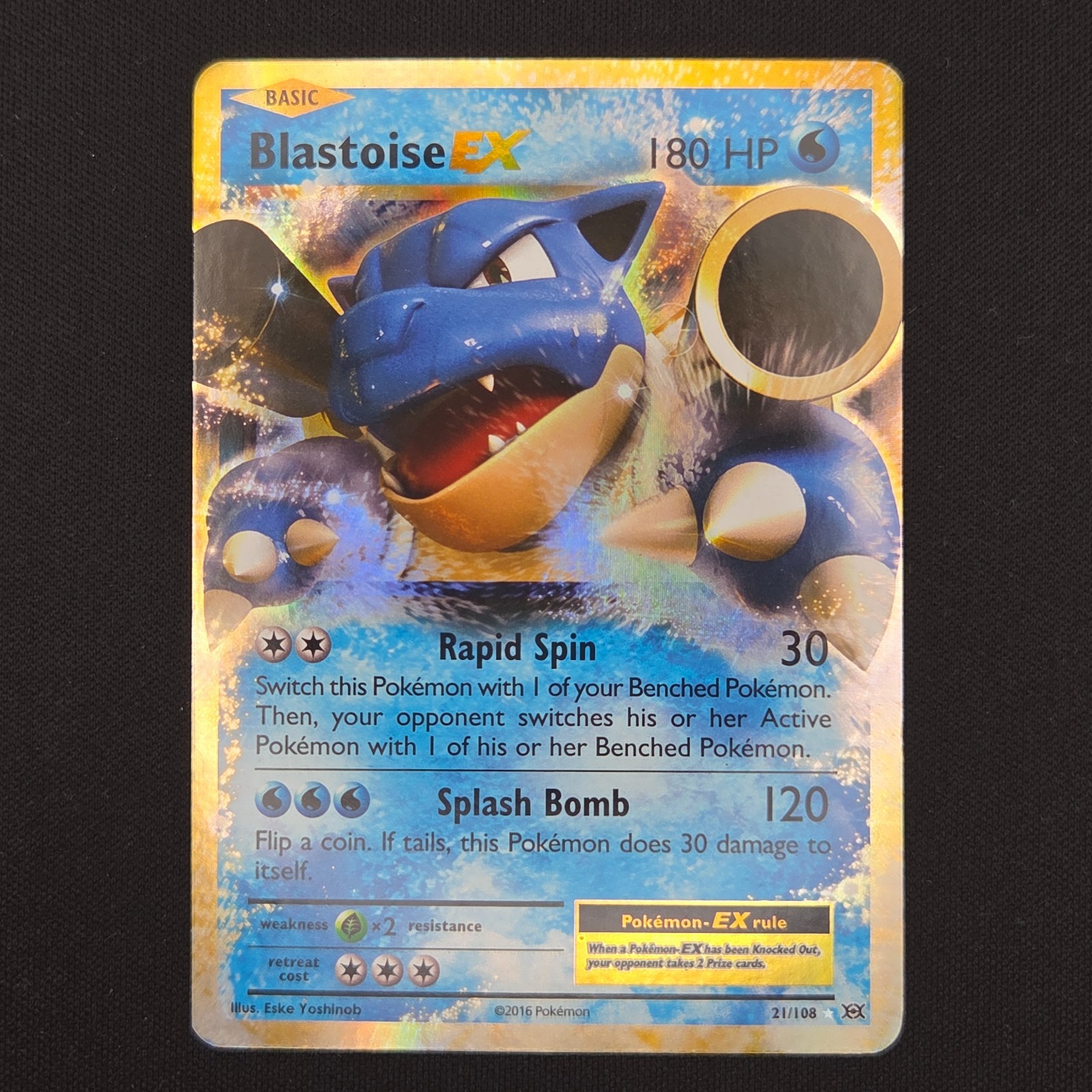 Pokemon TCG Card Blastoise ex 29/146 XY Base Set Holo Rare - LP