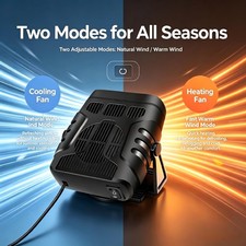 Car Heater 12V 120W Portable Electric Heating Fan Defogger Defroster Demister