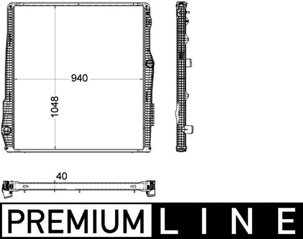 Mahle MotorküHler WasserküHler Premium Line CR 2094 000P FüR Scania 1-image