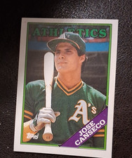 1988 Topps - Jose Canseco #370 Oakland Athletics Base Set Baseball Card