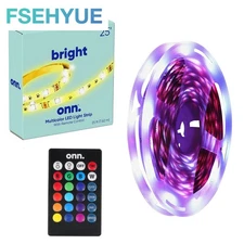 Multicolor LED Light Strip 25FT, Indoor Television Accent Light, Remote Control