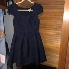 Anthropologie Moulinette Soeurs Textured Short Sleeve Dress