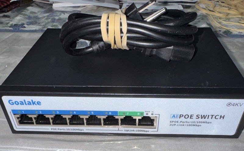 Goalske POE 6 Ports 10/100mbs Gigabit Ethernet Switch