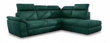 L-förmiges Stoffsofa moderne Couch mit Polsterung und Bettfunktion Sofort