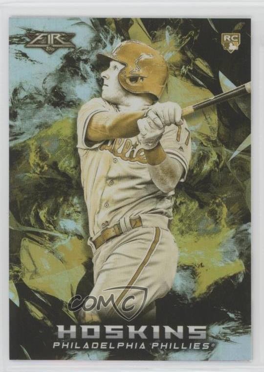 2018 Topps Fire Gold Minted Rhys Hoskins #50 fm0