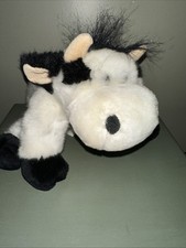Cute Plush cow stuffed animal black and white 12 inches Toy