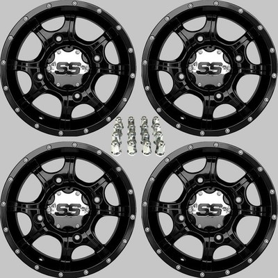 CAN AM DEFENDER HD8 12'' COBRA BLK ATV / UTV ALUMINUM WHEELS ( SET 4 )  CAN1CA