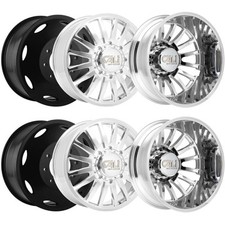 Set-6 Cali Off-road Summit Dually 20x8.25 8x6.5 -192mm Polished Wheels 20 Inch Set-6 Cali Off-road Summit Dually 20x8.25 8x6.5 -192mm Polished Wheels 20 Inch