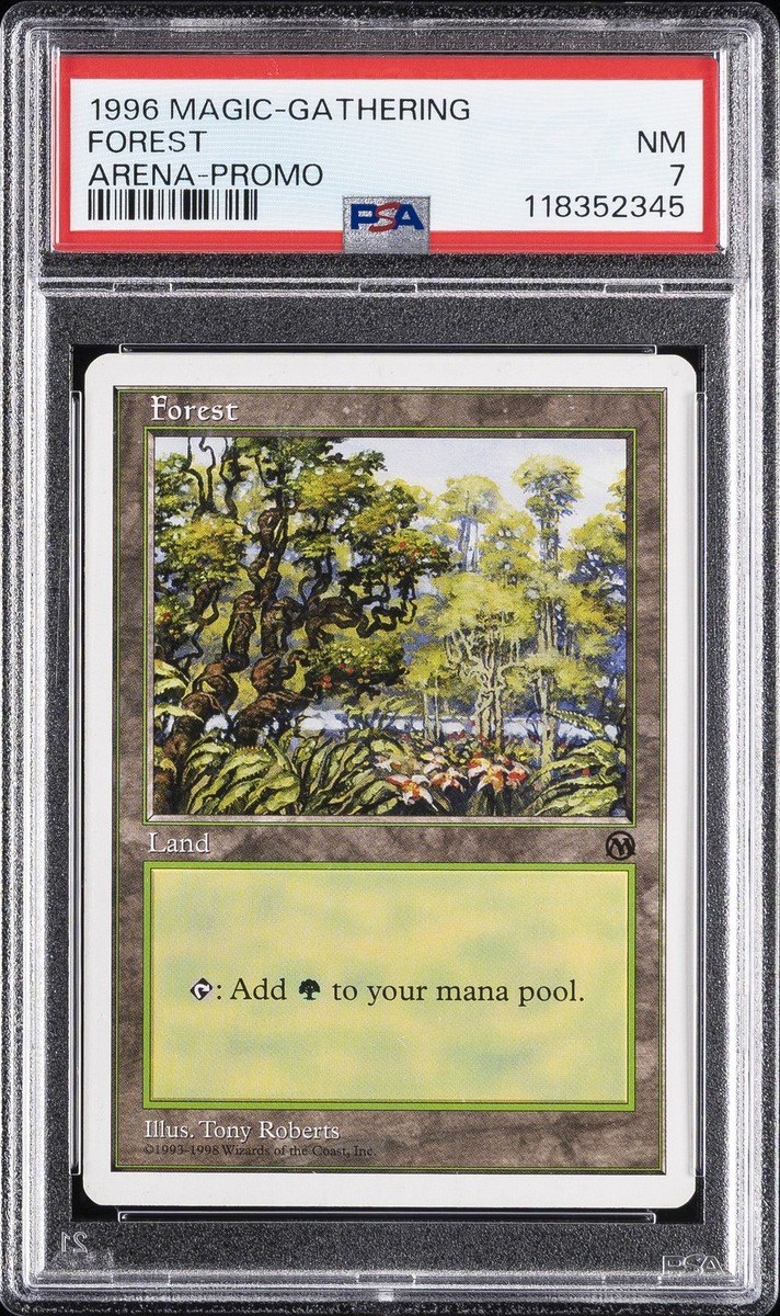 1996 MTG ARENA LEAGUE PROMOS FOREST PSA 7 | eBay