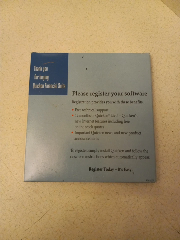 QUICKEN FINANCIAL SUITE FOR WINDOWS 95 & 3.1  - Image 2 of 3