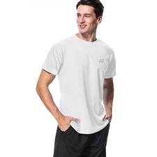 Men's Quick Dry Shirt Short Sleeve UPF 50 Sun Protection Fishing Running Sports