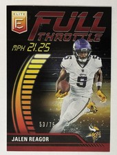 Jalen Reagor 2023 Donruss Elite Full Throttle Red #FT-JR #/75 - Vikings