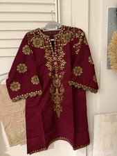 Ethnic Gorgeous Eid Party Wear Embroidered Shalwar Kameez With Dupatta Pakistani