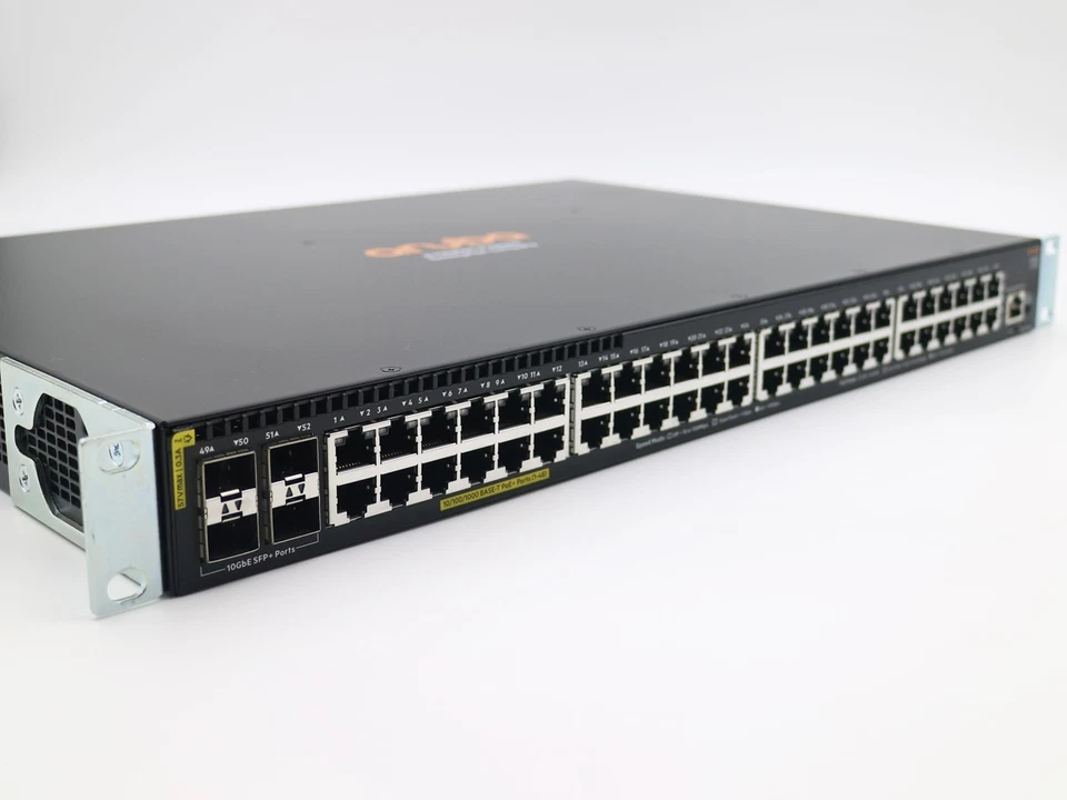 HPE Aruba JL256A 2930F 48G PoE+ 4SFP+ 370W Layer 3 Managed Switch, 1Y-Wty - Image 2 of 4