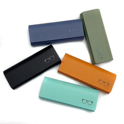 Large Hard Shell Eyeglasses Case Black Metal Glasses Protective Case for Men