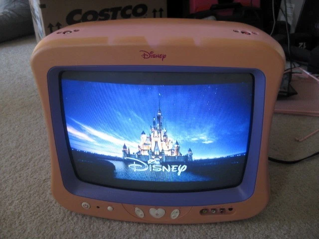 DISNEY PRINCESS TV 13 INCH SCREEN WITH REMOTE AND ORIGINAL BOX (2006) - Image 3 of 4