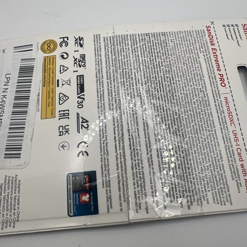 Carte mémoire microSD Sandisk 512 Go Extreme Pro classe 10 V30 avec adaptateur - Photo 3 sur 4