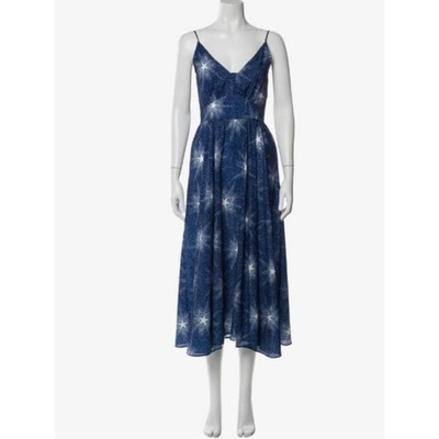 4th of july cocktail dress Dresses for Women Sleeveless Crew Neck Flag Patriotic Print Midi Sundress Red White and Blue Dress Loose Flowy Asymmetrical Hem Vacation Outfits at Amazon Women's Clothing store Supercycle product Flare Long Sleeve Boho Color:Smoke Blue The monochrome design adds