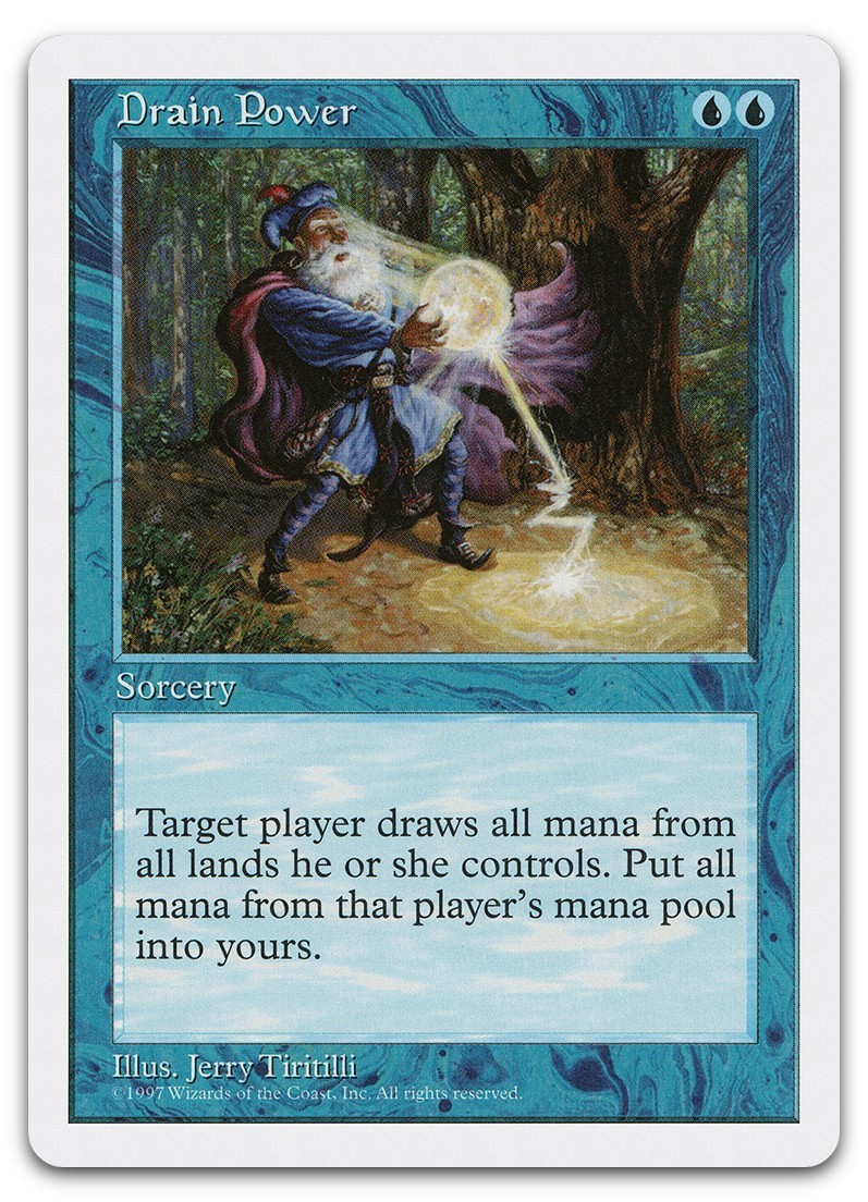 Drain Power (LP) Fifth Edition 5ED Magic MTG