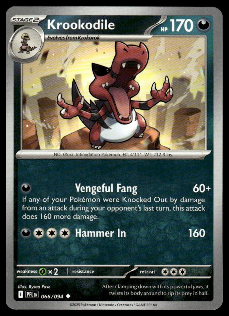 Pokemon Phantasmal Flames #066/094 Krookodile