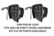 Oem Pair Of Chevrolet Tahoe Suburban 2021-2026 Smart Key Fob Ygog21tb2 With Logo